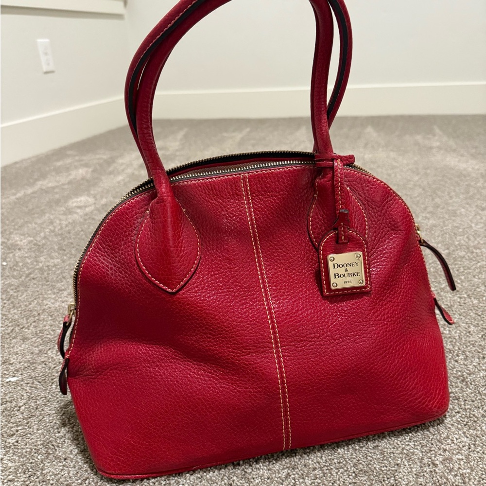 Dooney & Bourke Cherry Red Satchel